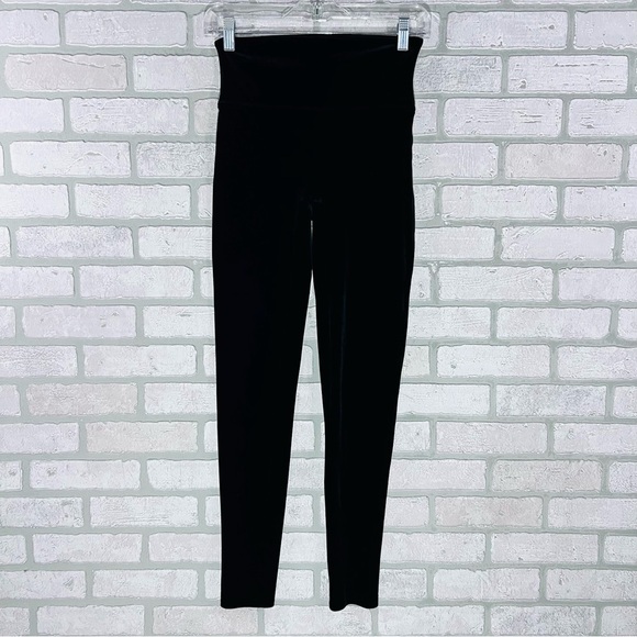 SPANX Velvet Black High Waist Leggings Size M Style 2070 - Picture 5 of 10